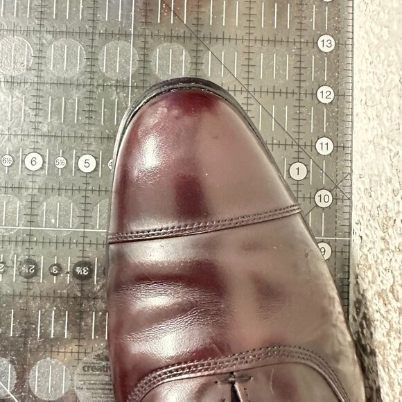 Allen Edmonds Park Avenue Men Size 9C Brown Leather Cap Toe Oxford Dress Shoes - Picture 12 of 12